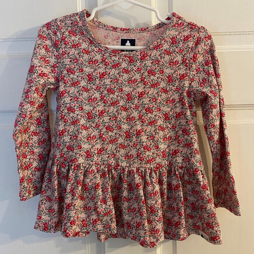 Floral L/S Set with Flounce